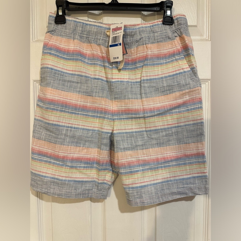 NWT Youth XL Vineyard Vines Island Stripe Jetty Shorts